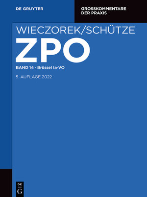 cover image of Brüssel Ia VO